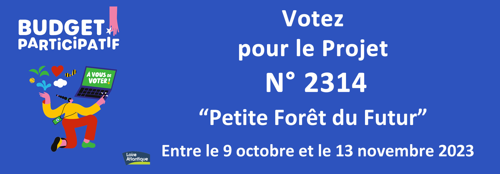 Votez pour la petite forêt du futur